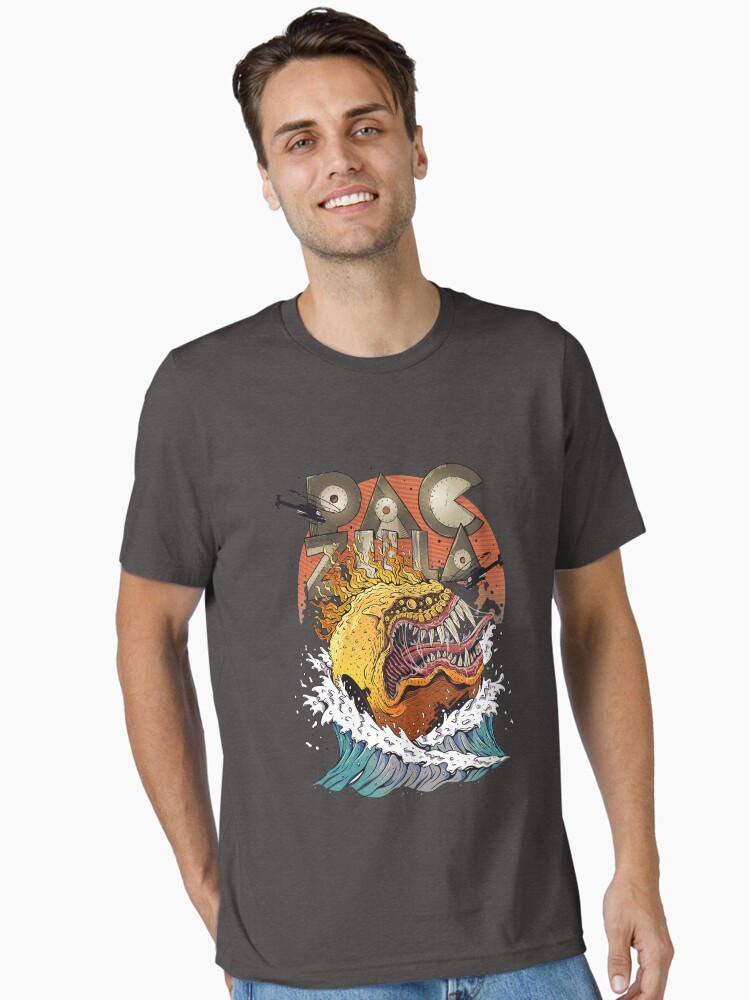 Thumbnail 1 of 7, Essential T-Shirt, PAC-ZILLA designed and sold by zsoltbaritz.