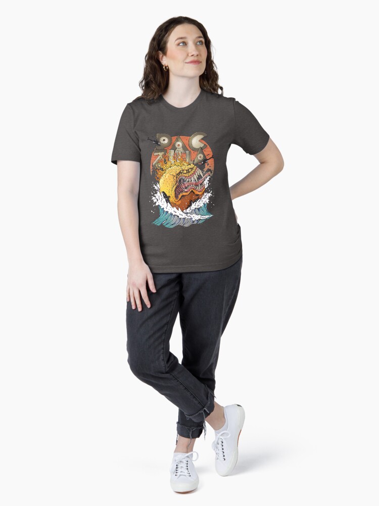 Thumbnail 4 of 7, Essential T-Shirt, PAC-ZILLA designed and sold by zsoltbaritz.
