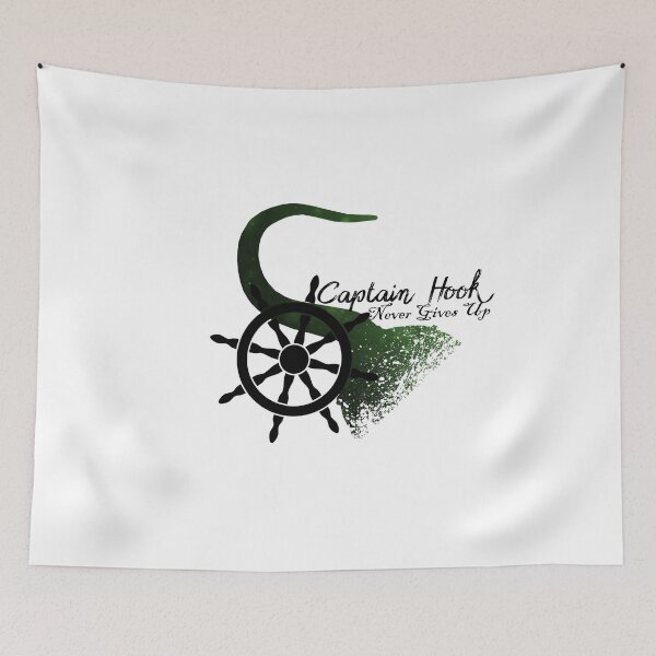 Item preview, Captain Hook Never Gives Up - Design designed and sold by AngeliaLucis.