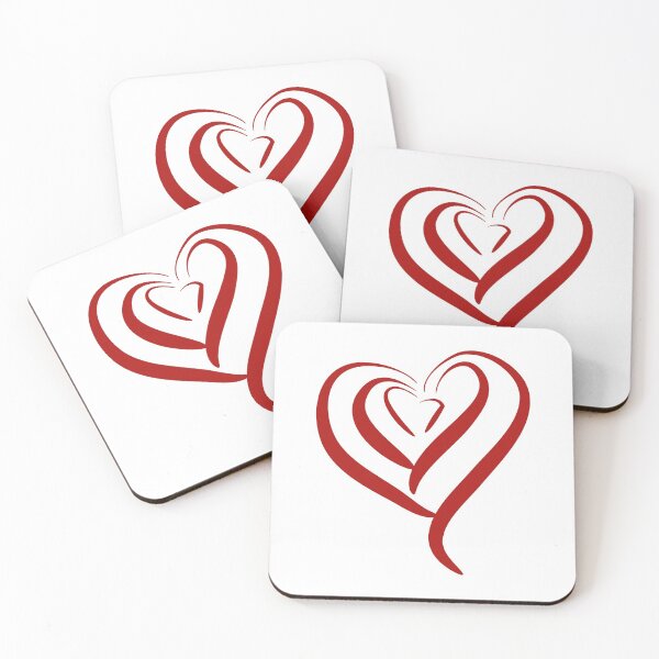 Aperçu de l'œuvre Coeur rouge créée et vendue par Funshirts-.