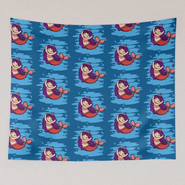 Item preview, Cute Mermaid Illustration designed and sold by ZaryaKiqo.
