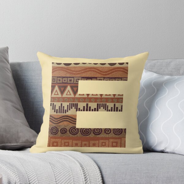 Item preview, Letter E Leather Look Pattern Tribal Ethnic Monogram Initial designed and sold by theartofvikki.