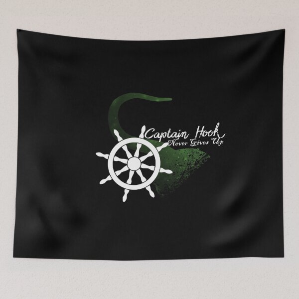 Item preview, Captain Hook Never Gives Up - Design (White) designed and sold by AngeliaLucis.