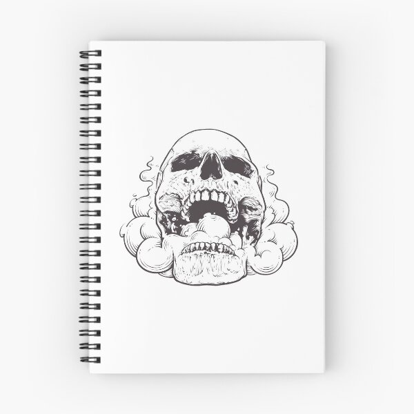 Item preview, Smoking Skull designed and sold by meursaultdesign.