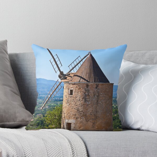 Item preview, Old stone windmill in Provence, France designed and sold by dvoevnore.