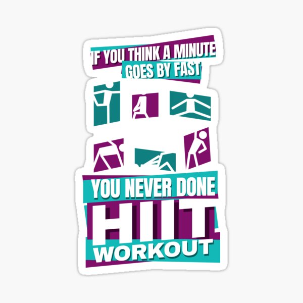 HIIT High intensity interval training Sticker