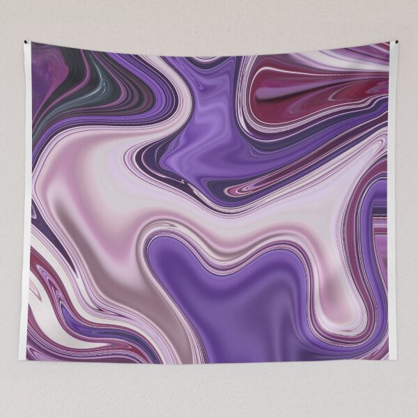 Item preview, Abstract Fluid Painting Marble Pattern Purple designed and sold by Patricia Piotrak.