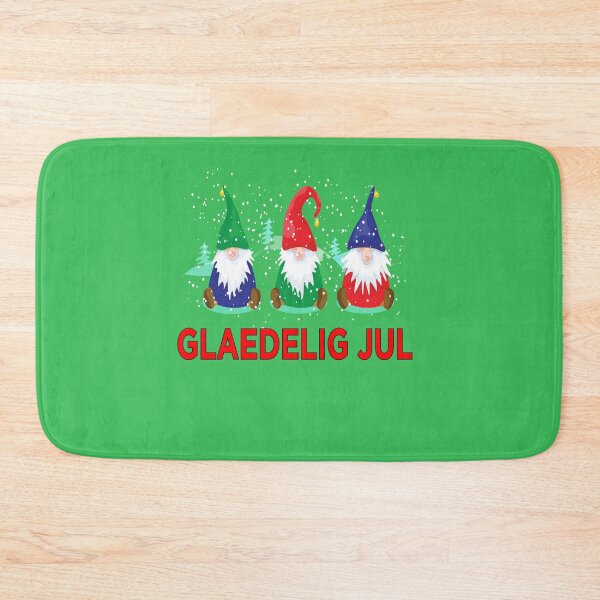 Item preview, Glaedelig Jul Nordic Gnomes Christmas Tree Tomte Nisse  Danish designed and sold by funnytshirtemp.