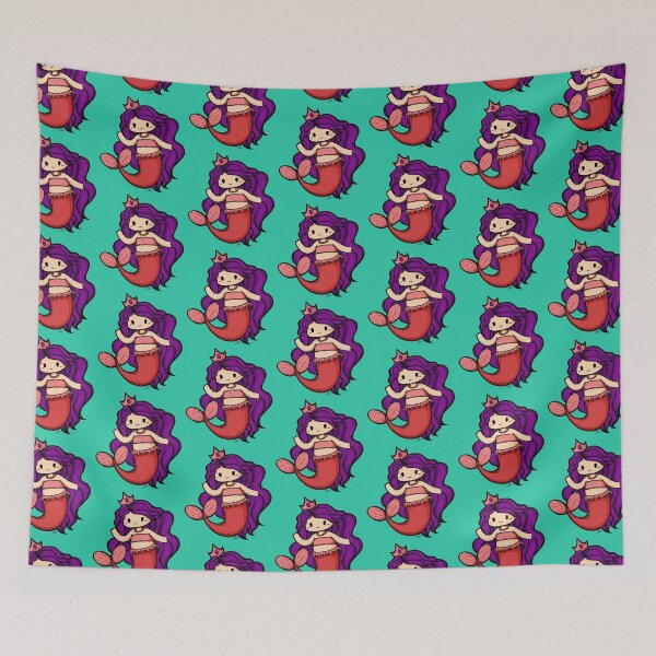 Item preview, Cute Mermaid Illustration designed and sold by ZaryaKiqo.