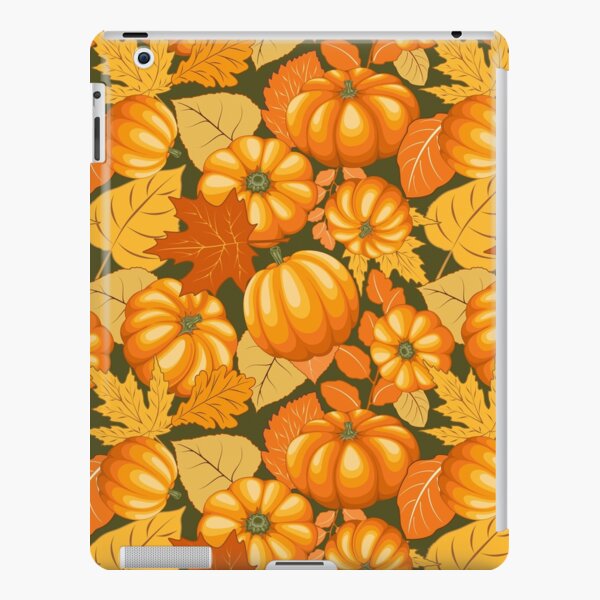 Pumpkins and Autumn Leaves Party iPad Snap Case