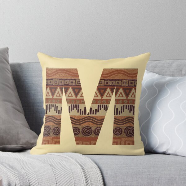 Item preview, Letter M Leather Look Pattern Tribal Ethnic Monogram Initial designed and sold by theartofvikki.