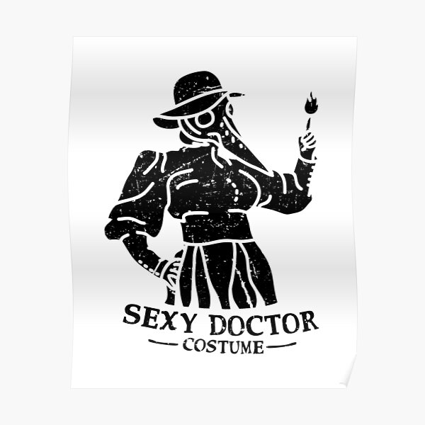 Plague Doctor Poster By Minimalismluis Redbubble - plague doctor costume roblox