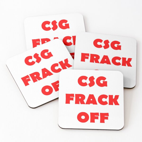 Item preview, Coal Seam Gas - Frack Off designed and sold by lyndseyart.
