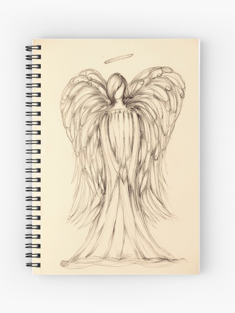 pen and ink drawings of angels