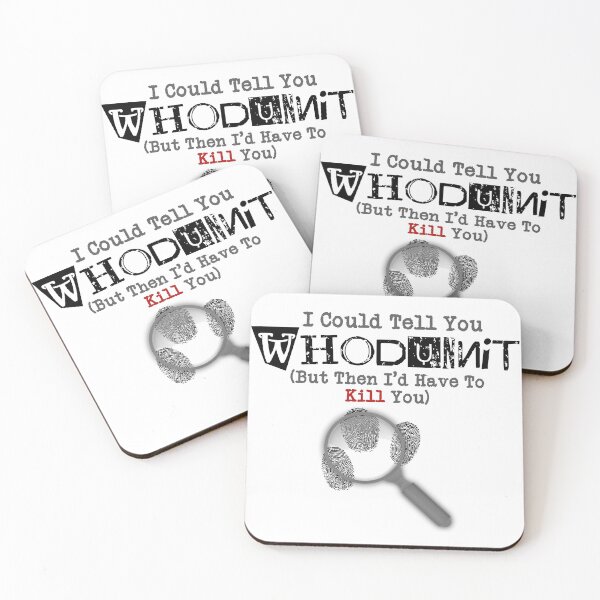 Item preview, I Could Tell You Whodunnit... designed and sold by CrimeLab.