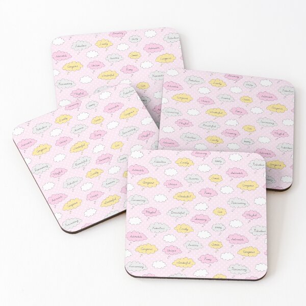 Item preview, Happy Thoughts and Polka Dots on Pink designed and sold by Pinkdeer Designs.