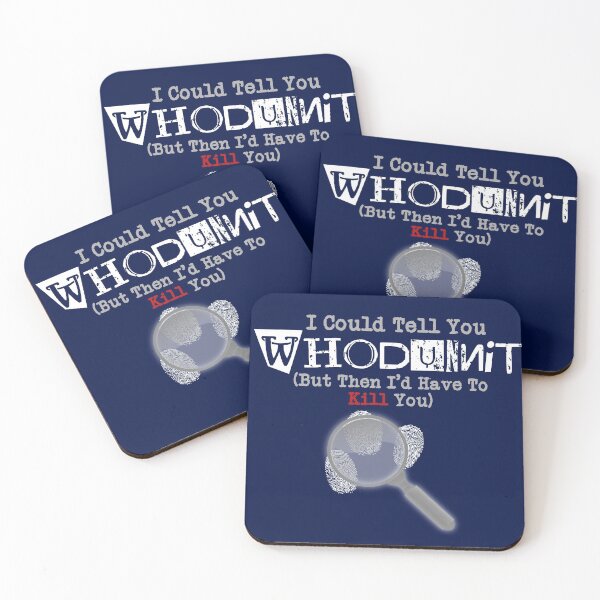 Item preview, I Could Tell You Whodunnit... designed and sold by CrimeLab.