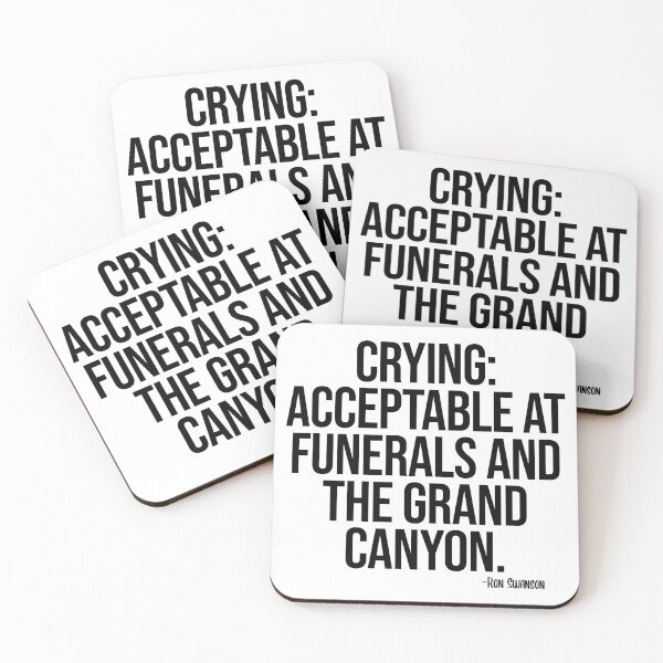 Item preview, Ron Swanson Crying Quote designed and sold by WWROBEL SHOP.