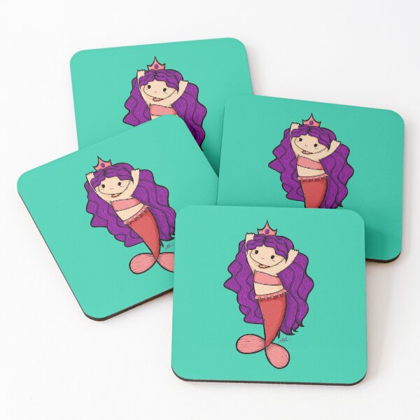 Item preview, Cute Mermaid Illustration designed and sold by ZaryaKiqo.
