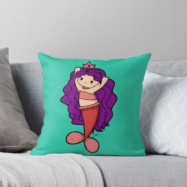 Item preview, Cute Mermaid Illustration designed and sold by ZaryaKiqo.
