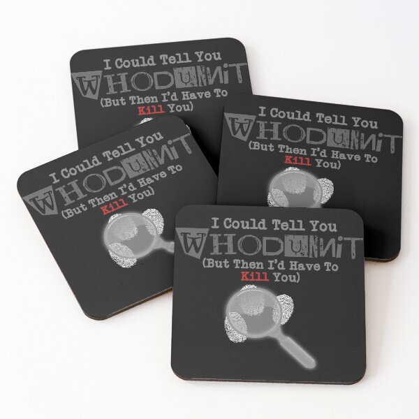 Item preview, I Could Tell You Whodunnit... designed and sold by CrimeLab.