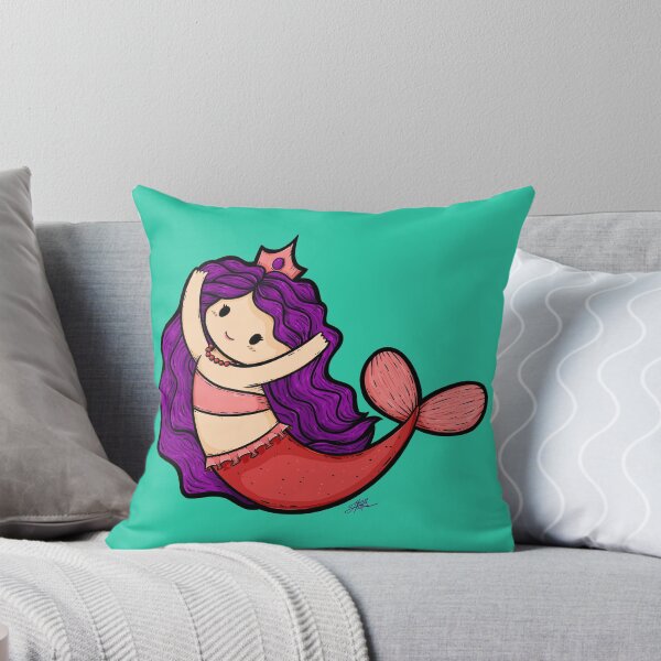 Item preview, Cute Mermaid Illustration designed and sold by ZaryaKiqo.