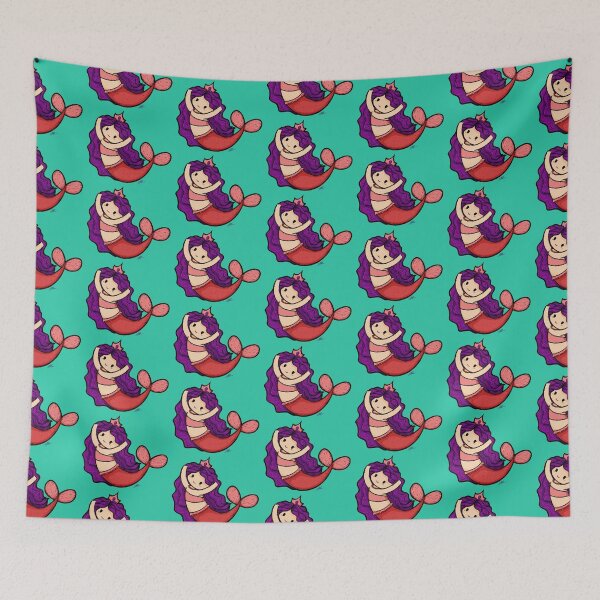Item preview, Cute Mermaid Illustration designed and sold by ZaryaKiqo.