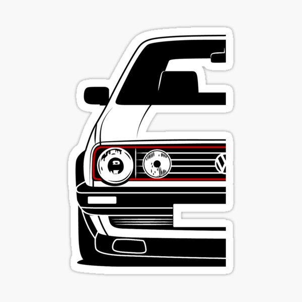 Gti Mk2 Stickers | Redbubble