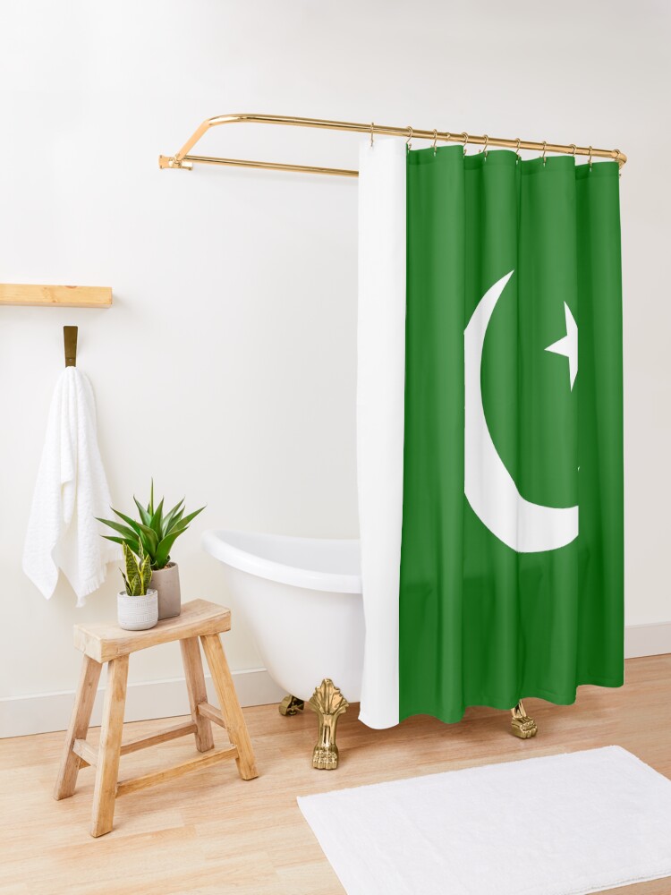 Alternate view of Pakistan Shower Curtain