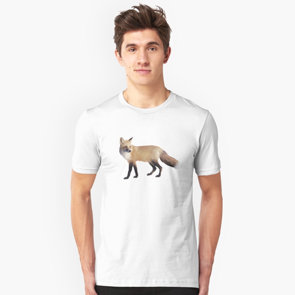 Fox on Sage Slim Fit T-Shirt