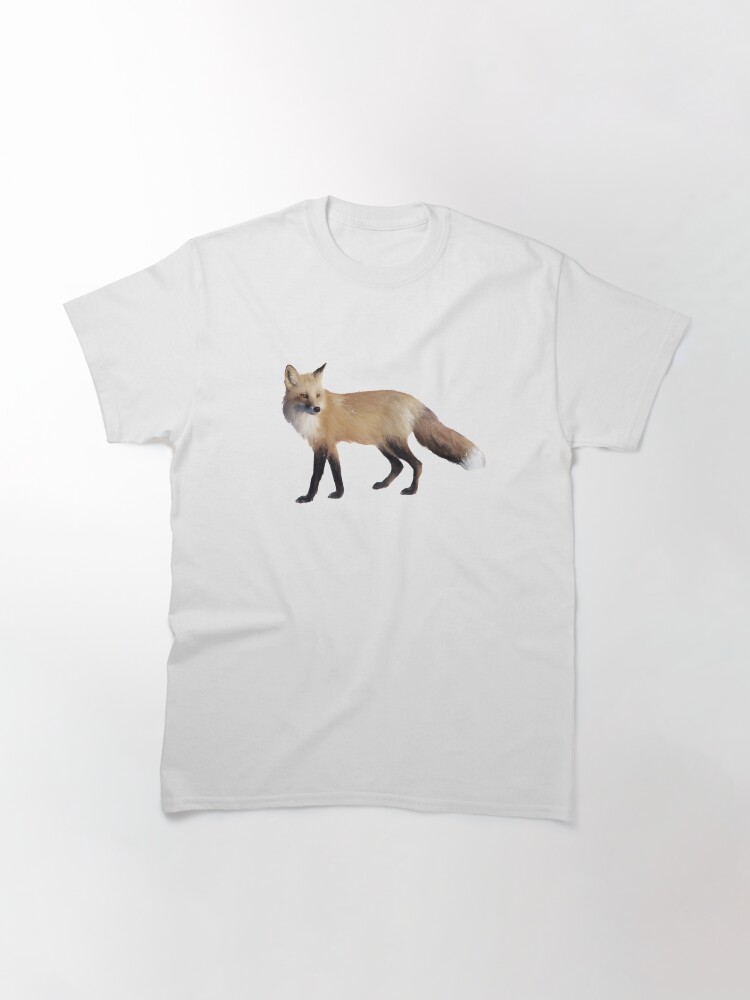 Alternate view of Fox on Sage Classic T-Shirt