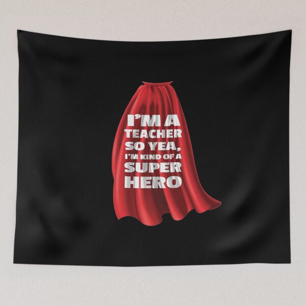 Item preview, Soy un profesor, así que sí, soy una especie de superhéroe Cape designed and sold by KoolMoDee.