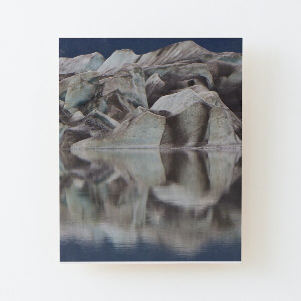 Glacier Face Wood Mounted Print
