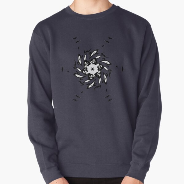 #Design, #illustration, #art, #abstract, shape, nature, leaf, silhouette, outlined, creativity Pullover Sweatshirt