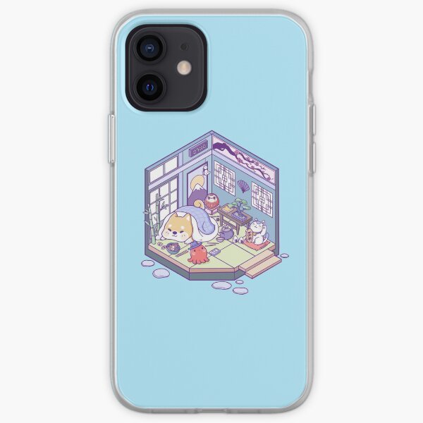 Chambre de style japonais Shiba & Tako Coque souple iPhone