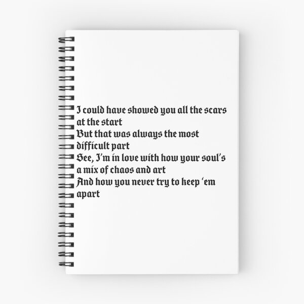 Item preview, Dermot Kennedy - Outnumbered lyrics designed and sold by charlie-mln.