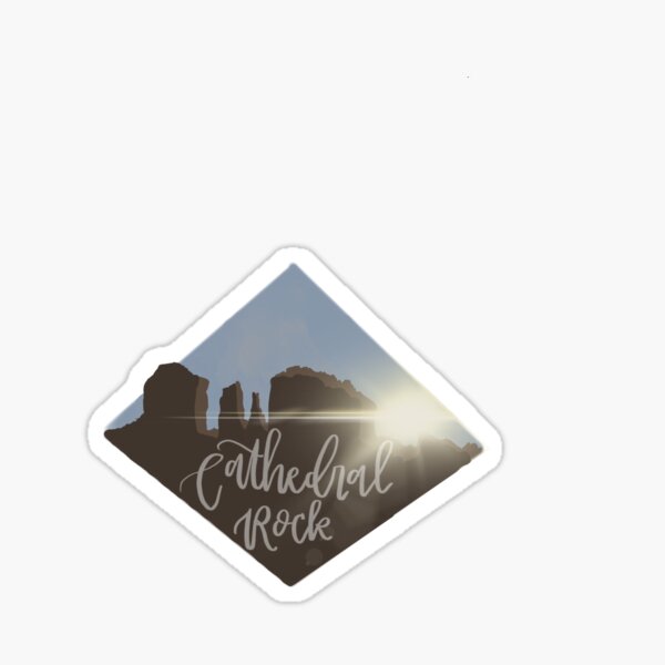Cathedral Rock Sticker Sticker
