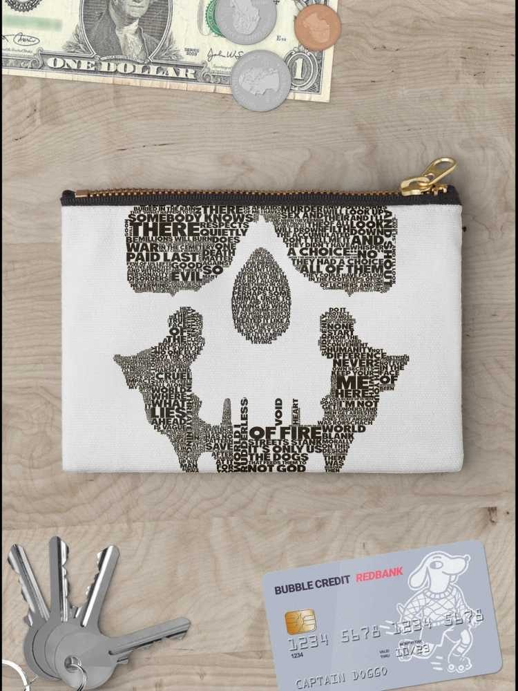Thumbnail 3 of 4, Zipper Pouch, Watchmen - Rorschach Typography designed and sold by RellikJoin.