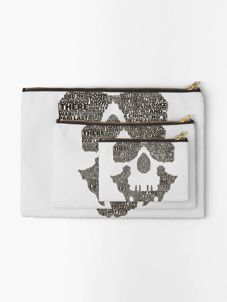 Thumbnail 2 of 4, Zipper Pouch, Watchmen - Rorschach Typography designed and sold by RellikJoin.
