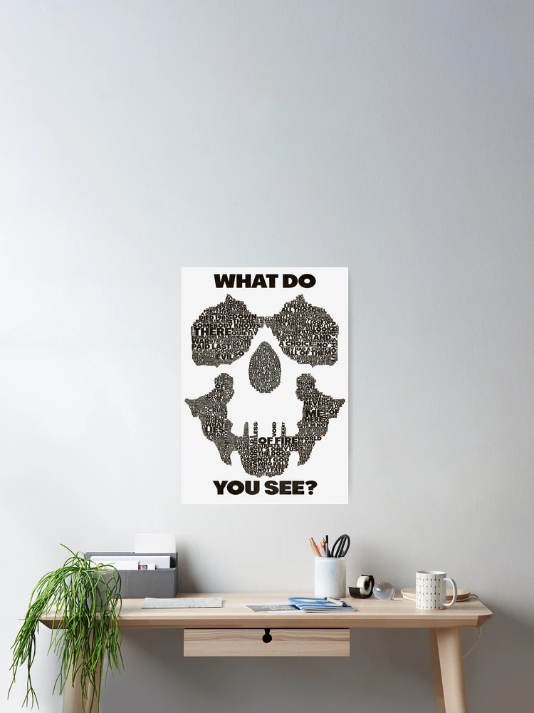 Thumbnail 2 of 3, Poster, Watchmen - Rorschach Typography designed and sold by RellikJoin.