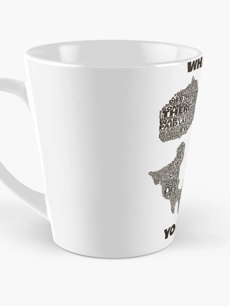 Thumbnail 3 of 4, Coffee Mug, Watchmen - Rorschach Typography designed and sold by RellikJoin.