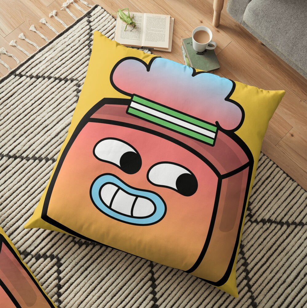 Tobias Gumball - The Amazing World of Gumball Boxheadz Floor Pillow