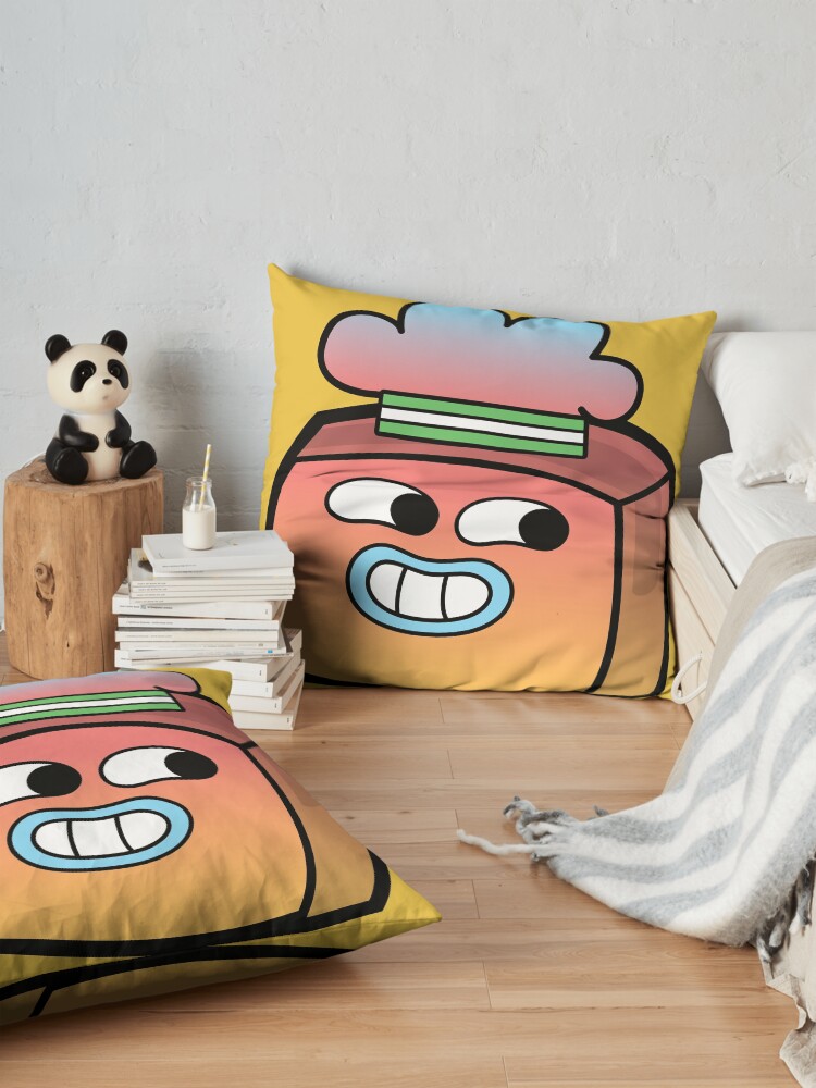 Alternate view of Tobias Gumball - The Amazing World of Gumball Boxheadz Floor Pillow