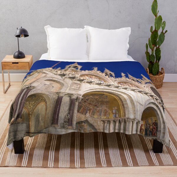 Item preview, Venice Italy Night Magic - Saint Mark Basilica di San Marco Blue Hour designed and sold by Georgia Mizuleva.