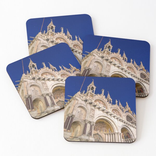 Item preview, Venice Italy Night Magic - Saint Mark Basilica di San Marco Blue Hour designed and sold by Georgia Mizuleva.
