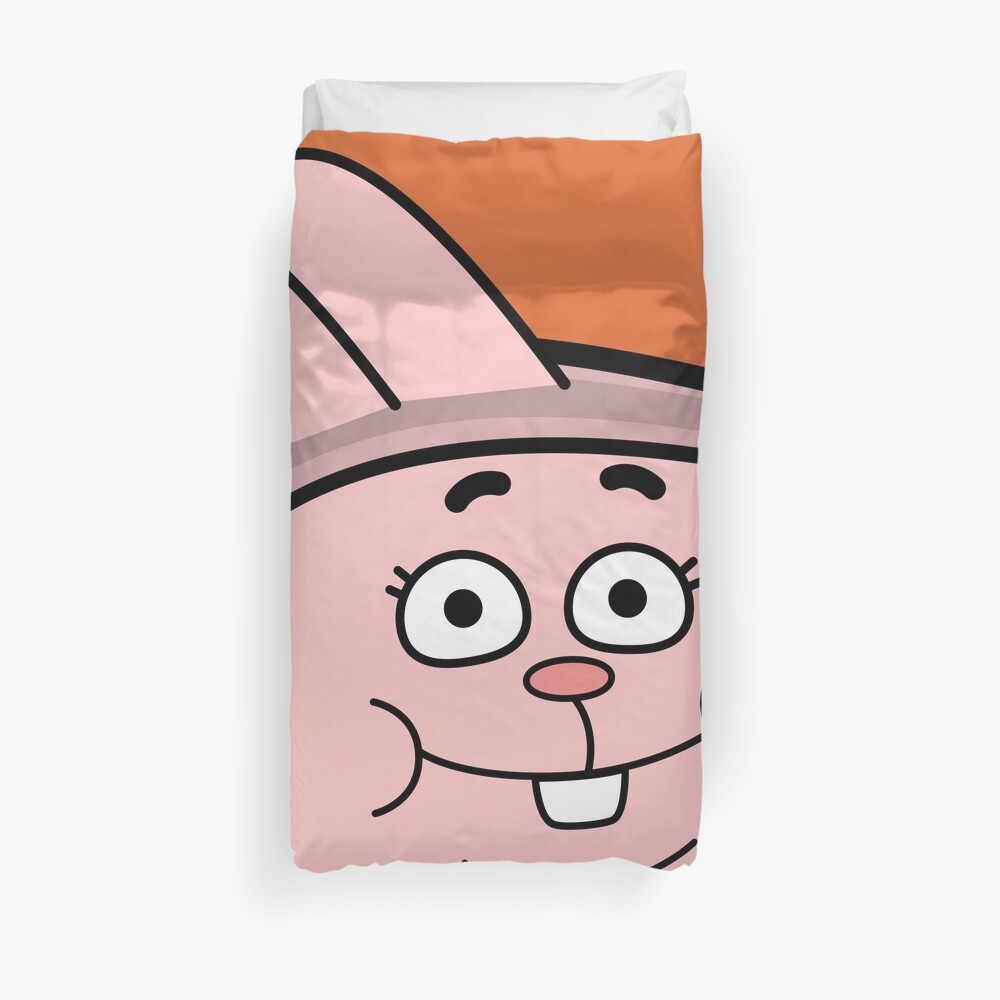 Richard Watterson - The Amazing World of Gumball Boxheadz Duvet Cover