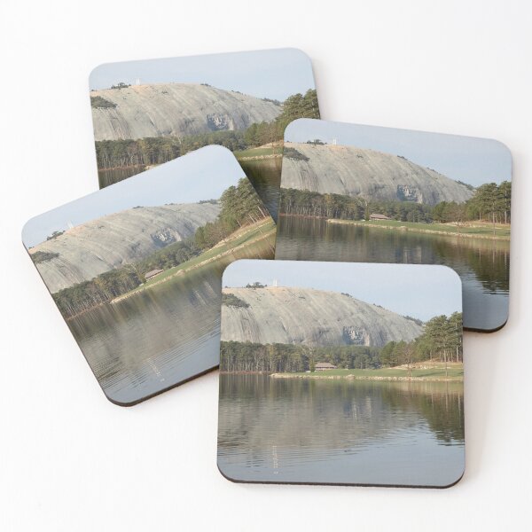 Item preview, Stone Mountain being reflected in a lake designed and sold by Allen Penton.