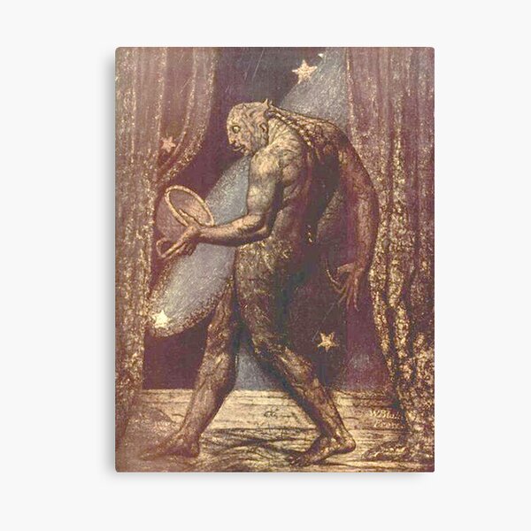 BLAKE. The Ghost of a Flea, English poet, painter, print maker. Canvas Print