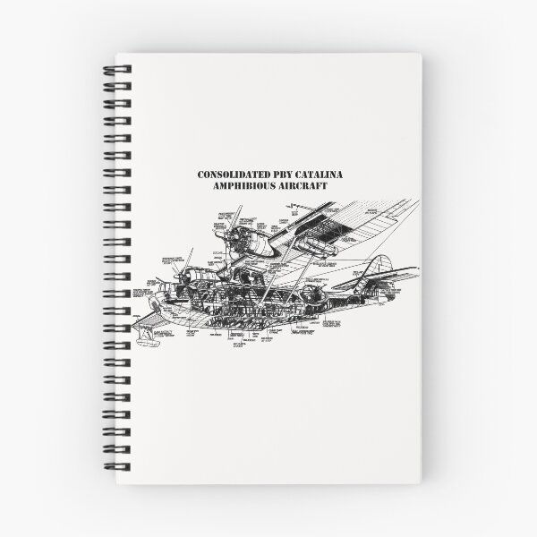 Item preview, Consolidated PBY Catalina Amphibious Airplane - Cutaway Drawing designed and sold by BERGULATOR.