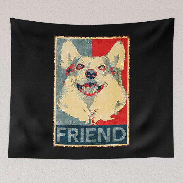 Item preview, Funny Corgi Dog Lover Pop Art Poster Retro Vintage Gift Friend   designed and sold by r-silver.